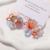 Colorful Seed Bead Flower Cluster DIY Supplies Sweet Cute Accessories for Earrings Hair Ornaments Shoe Decor 10pcs