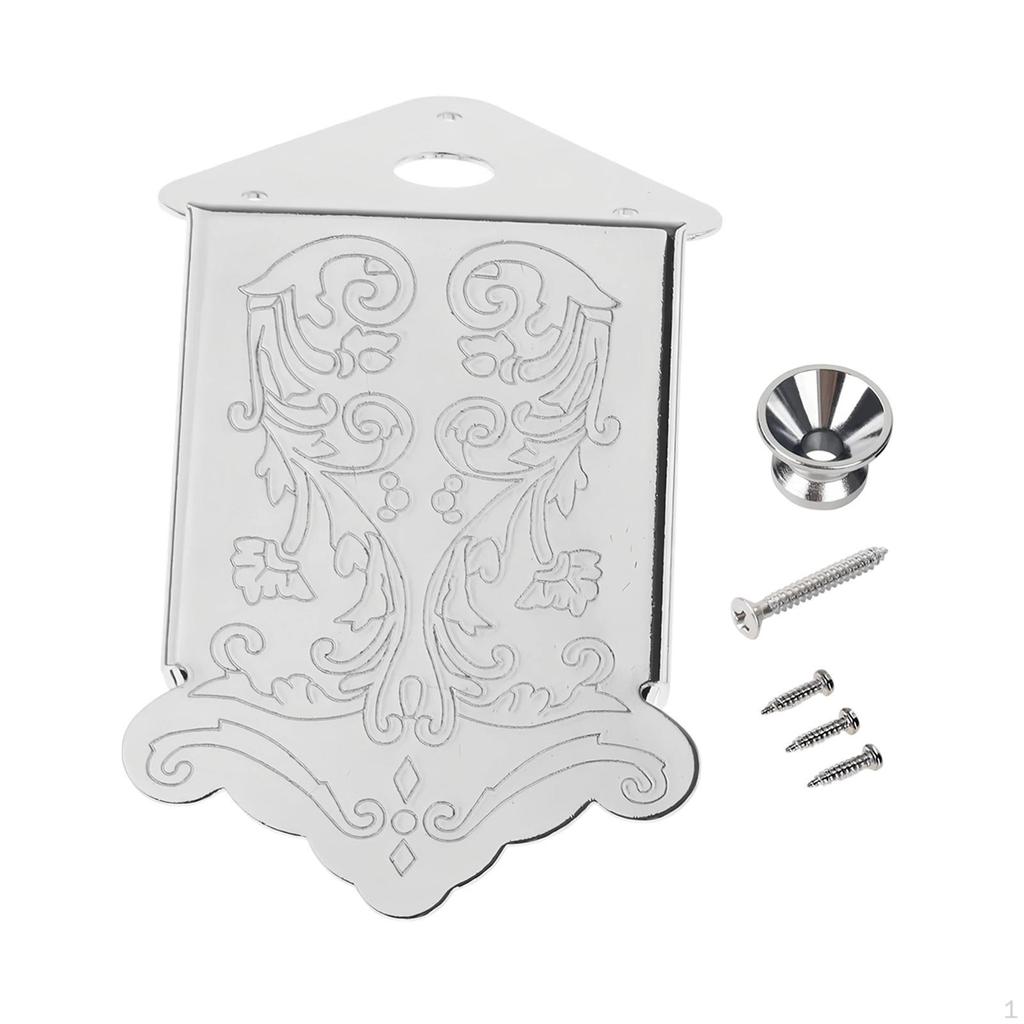 8 String Mandolin Tailpiece Part Closed Structure Stringed Instrument Accessory Elegant