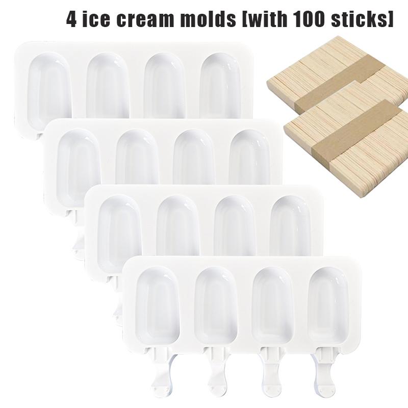 1/2/3 Stück Eis am Stiel Form Lebensmittelqualität Silikon Herz Frucht Schokolade Form DIY Backform Küchenzubehör