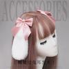 A Piece of Hair Lolita Lolita Bow Lo Rabbit Ears Hairpin Edge Clip Pair Headdress Cartoon Hairpin