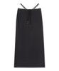 Holpeipeo Cooling Y-Strap Jersey Maxi Skirt (Black)