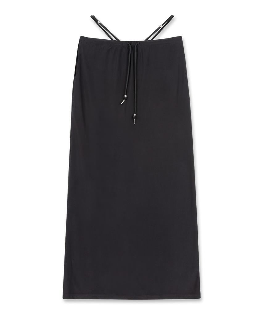 Holpeipeo Cooling Y-Strap Jersey Maxi Skirt (Black)