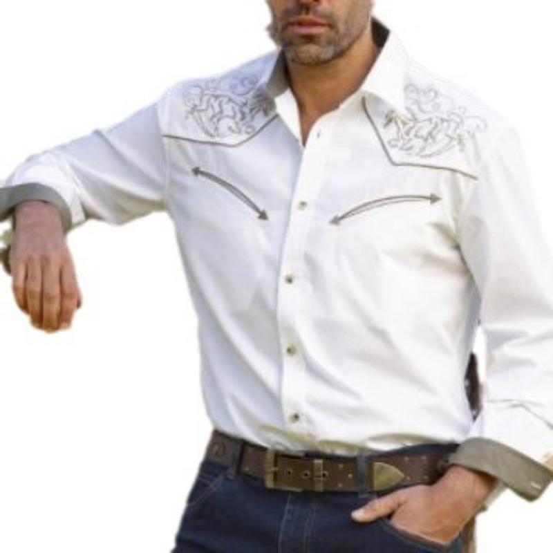 Men's Button  Front Henley Shirt