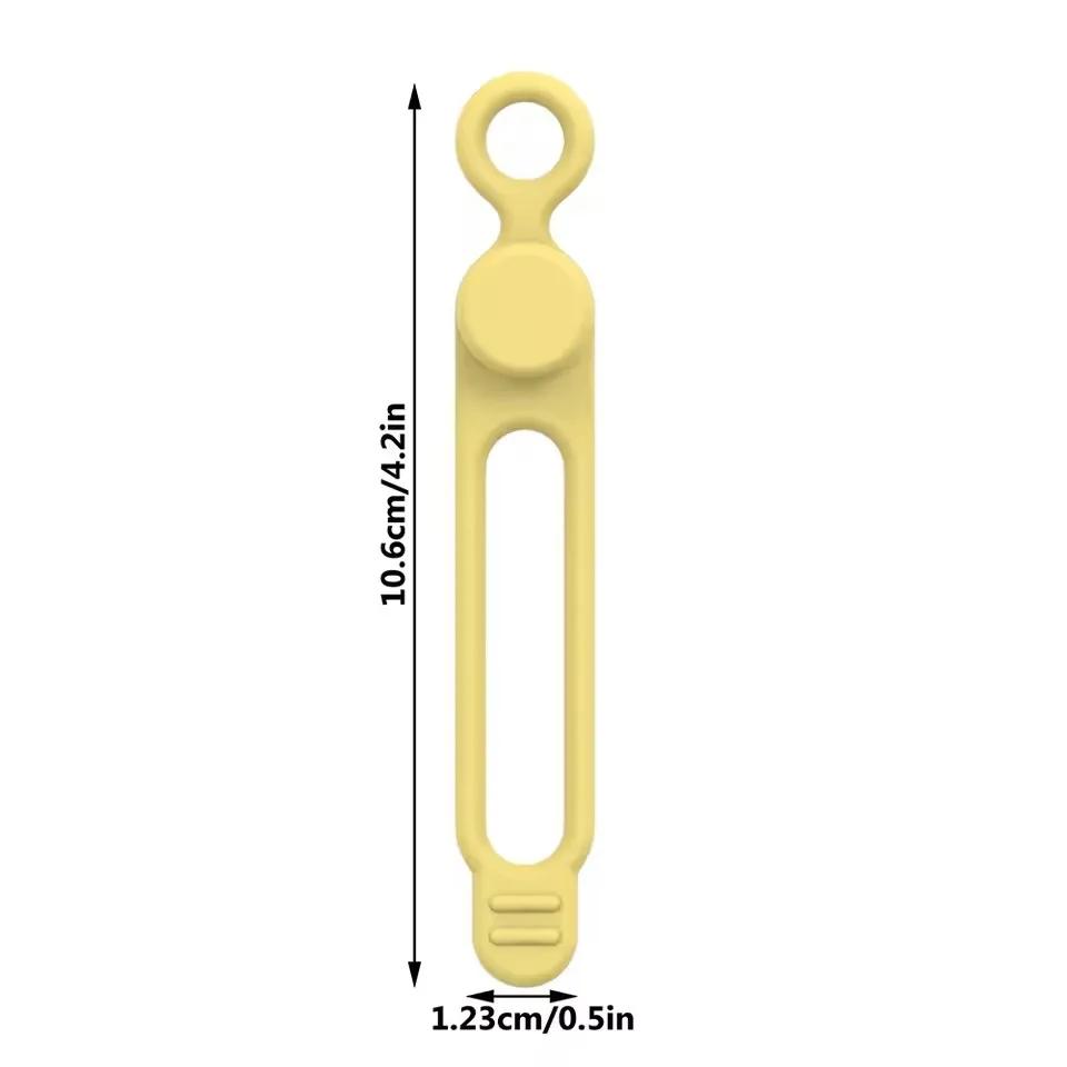 Data Cable Storage Cable Ties Cable Organizer Winding Device Headphone Cable Charging Cable Manager Hanging Silicone Cable Ties