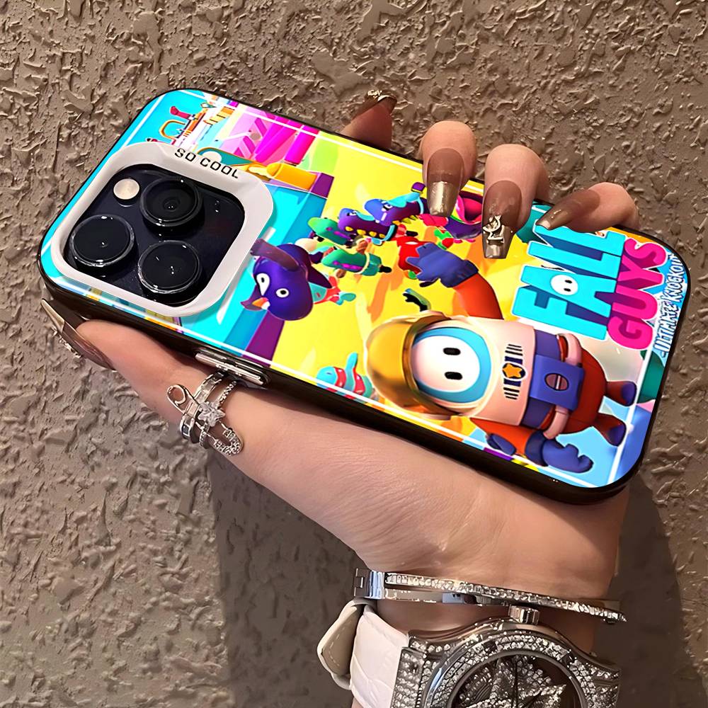 F-Fall G-Guys Party Game Color Phone Case For IPhone 17 16 15 14 13 12 11 Pro Max Plus Pro Shell