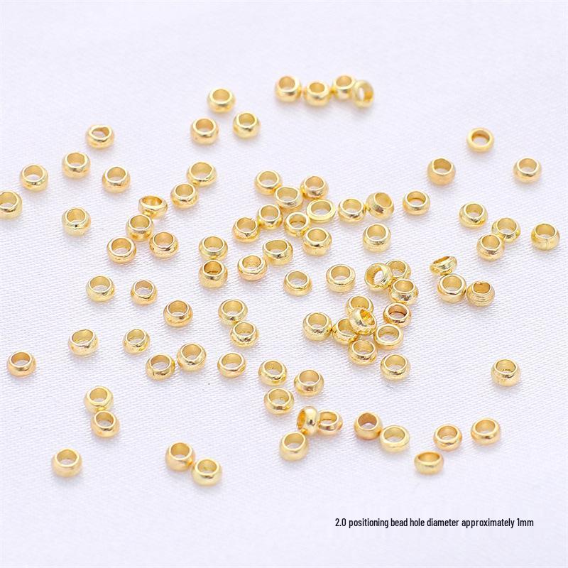14/18K Gold-Filled Lobster Clasp End Cap & 9-Pin Jump Ring Extension Chain for DIY Jewelry