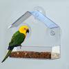 House Transparent Window Wild Bird Feeder Outdoor Removable Suction Cups Sliding Automatic Birds Feed Tray for Garden Patio Yard
