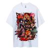 T-shirt Demon Slayer Uomo Cotone Puro Casual Girocollo Manica Corta Abbigliamento Estivo Sportivo Casual Top a Manica Corta