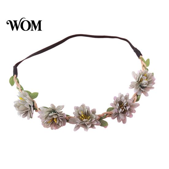 Fairy Style Hairband for Hanfu Flower Headband, Crown, Headpiece, Boho Floral Wreath Headband Hair Accessories Women Wedding Birthday Festival