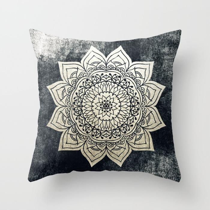 New Mandala Series Ethnic Theme Polyester Pillow Case Cushion Exotic