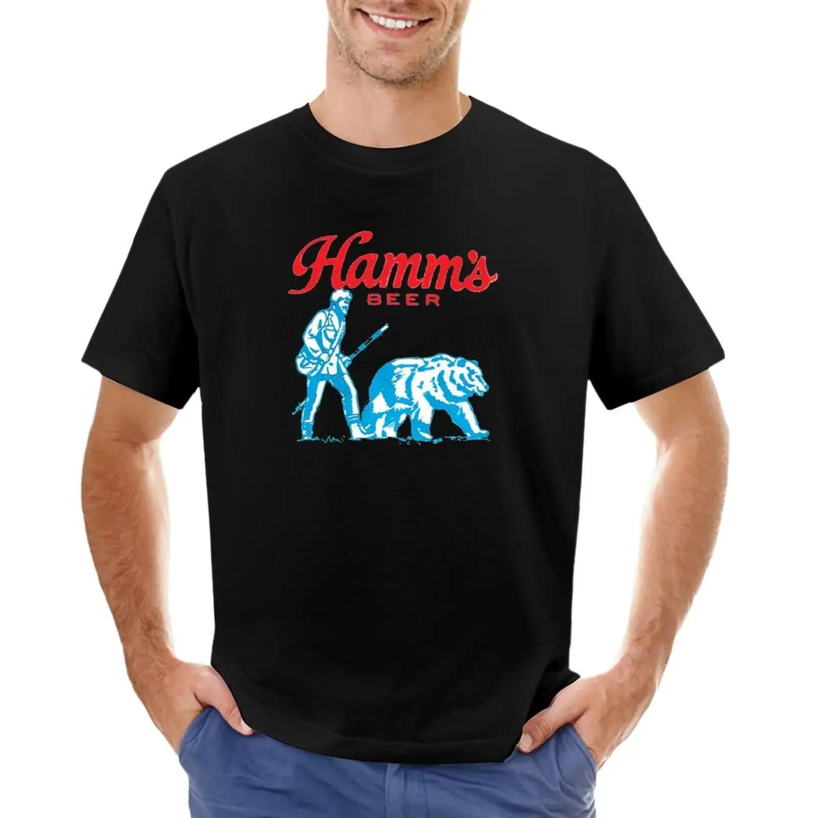 

Vintage faded Hamms Beer TShirt Aesthetic clothing summer clothes cute tops mens graphic tshirts anime 4XL