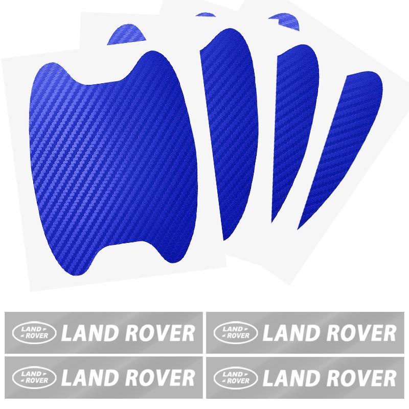 8pcs Car Door Sticker Carbon Fiber Scratches Auto Handle Protection Film for Land Rover Range Rover Defender Freelander Discovery 1 2  Rover L322 L405