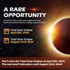 25 Pack Solar Eclipse Glasses 2024, CE & ISO 12312-2 Certified Recognized Paper Eclipse Glasses, Eye Protection Approved for Direct Sun Viewing, Sun