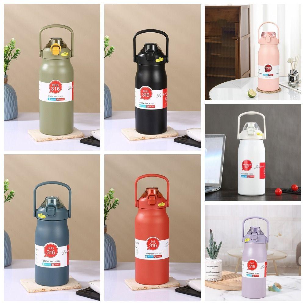 316 Stainless Steel Thermal Water Bottle 1200ml Travel Insulated Cup Vacuum Flask  Sports