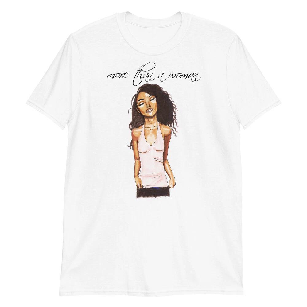 Aaliyah More Than A Woman Illustration Short-Sleeve Unisex T-Shirt XL
