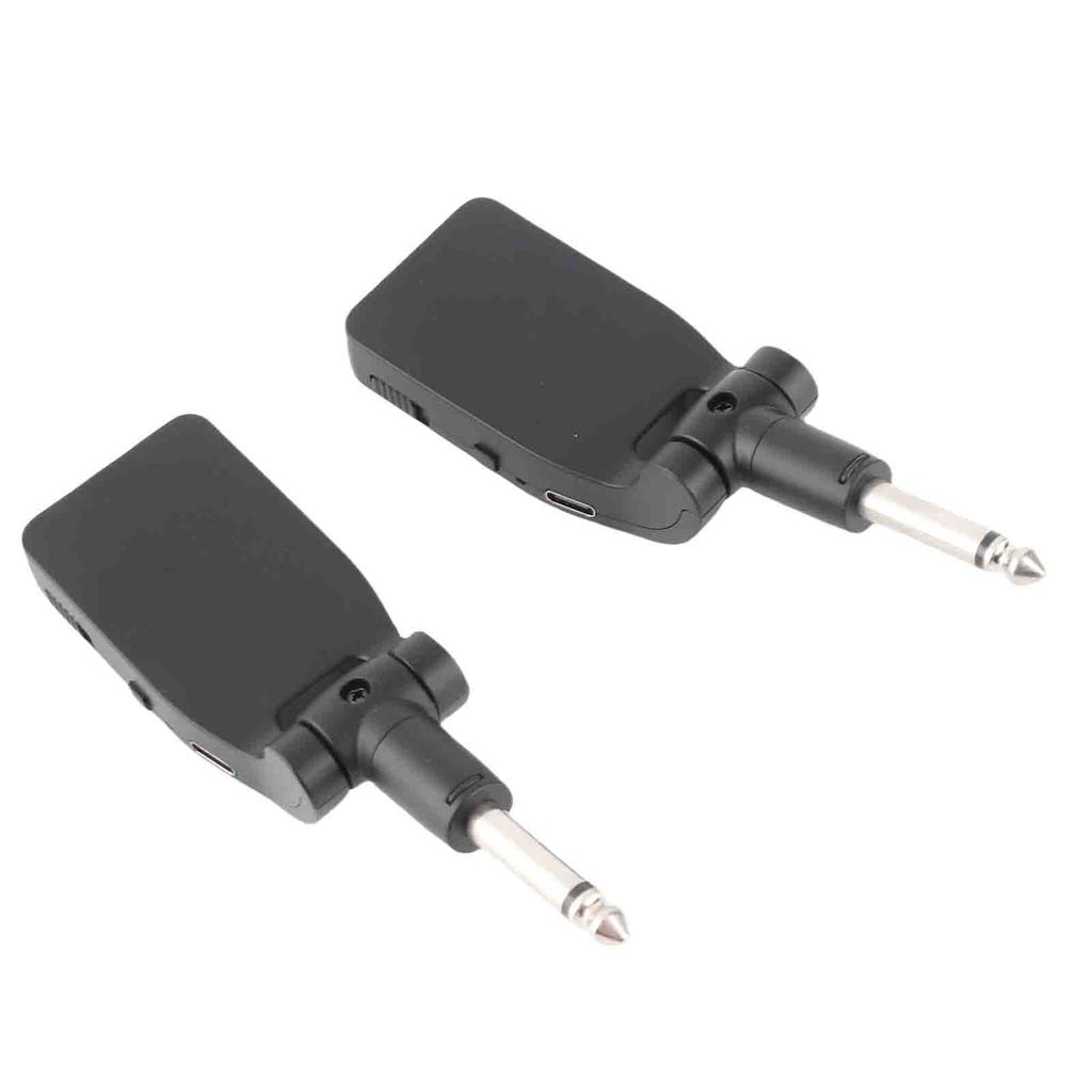 Wireless Guitar System 2.4G Rechargeable 6 Channels   Transmitter Receiver for Electric Guitar Bass