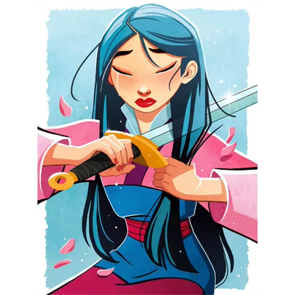 Disney Stile Acquerello Collezione Principesse Pittura Diamante 5D Piena di Diamanti Pittura Diamante Fatta a Mano DIY Kit Pittura Decorativa Fresca