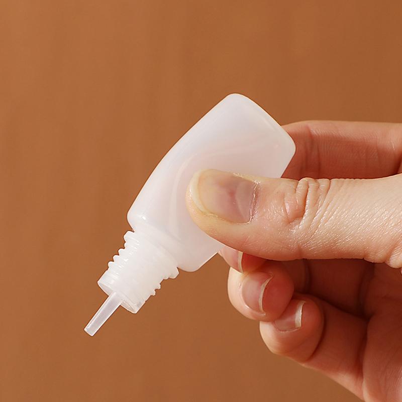 10Pcs Refillable Bottles With Cap Empty Dropper Bottle Transparent Plastic Foundation Cream Travel Cosmetic Sample Containers