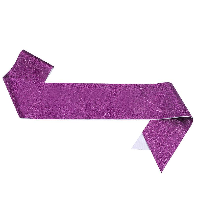 High-Quality Elastic Glitter Sequin Fabric Shoulder Straps for DIY Party and Etiquette Belts