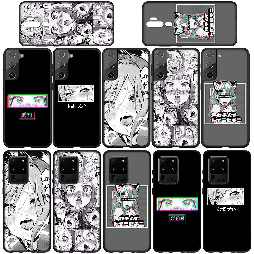for iPhone 17 16 15 Xiaomi Poco F7 F8 X7 X6 C85 C75 C71 M8 Redmi Note 14 13 12 Pro Max 14C 13C 15C A3 A4 Case Ahegao Harajuku Anime Girl Waifu Cover