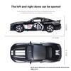 1/32 Mustang GT500 Alloy Die-cast Car Model Return Force Forward Simulation Sound and Light Children's Toy Car Boy Gift