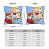 Pillow Case Cartoon B-Bob B-Builder Square  Pillow Cover For Sofa Bedroom Home Decor Funny Pillowcases
