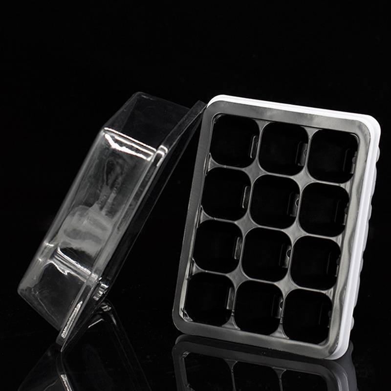 3Pcs/Set 12 Cell Seed Starter Kit Starting Plant Propagation Tray Dome Gardening