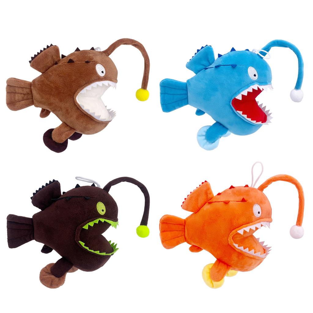 Toy Monkfish Plush Stuffed Animal Doll With Soft Material Kids Gift Decoration
