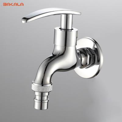 BAKALA Chrome Finished Bibcock, Cold Tap, Washing Machine  Toilet Bibcock, Copper Tap,Garden Faucet