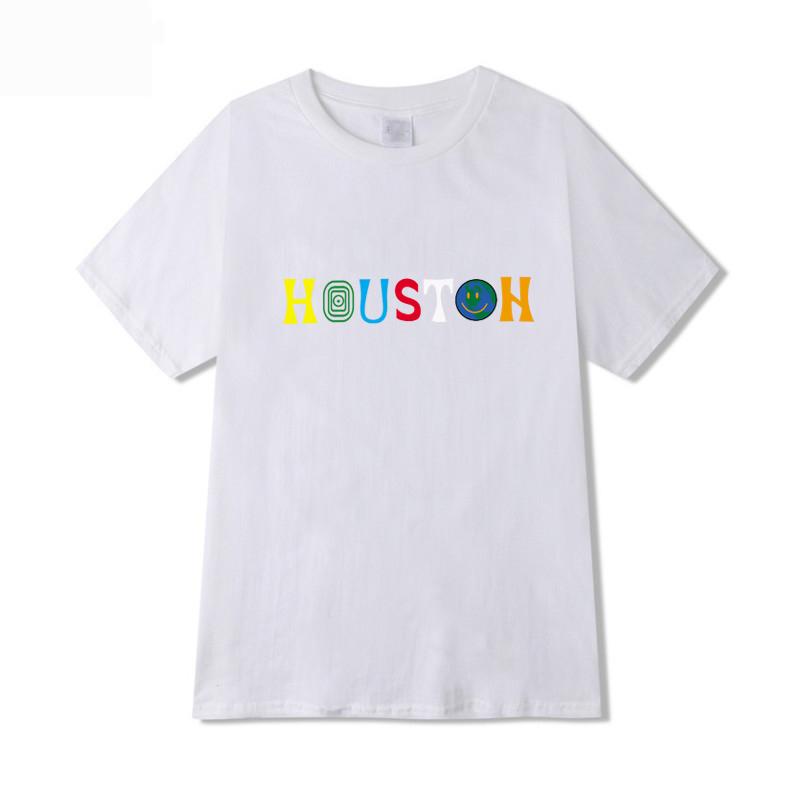 

Повседневная летняя хлопковая футболка ASTROWORLD Хьюстон, футболка с буквенным принтом, унисекс, футболка с изображением кактуса, уличная одежда в стиле хип-хоп, красочный топ XL