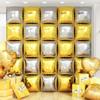 50Pcs Double Side Square Background Block DIY Wall Balloons Square Foil Balloons  Birthday Party
