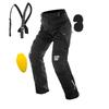 Komine PK-7463 Protective Adventure Mesh Pants for Motorcycles 07-7463 Men's Black 6XL