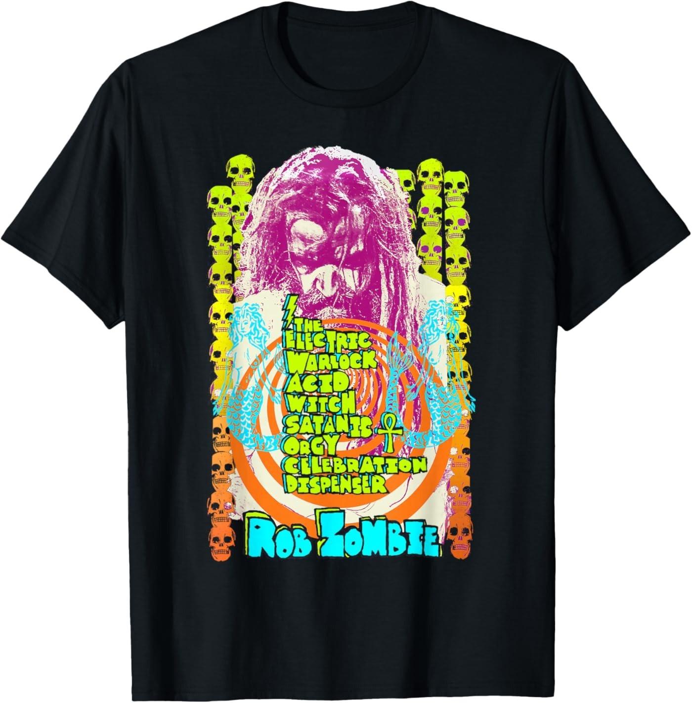 Rob Zombie Electric Warlock Acid Witch T-Shirt S