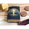 Leather Journal Tree of Life - Genuine Leather Notebooks For Women - Beautiful Journal For Sketches Book Traveling Book Blank Spell Book