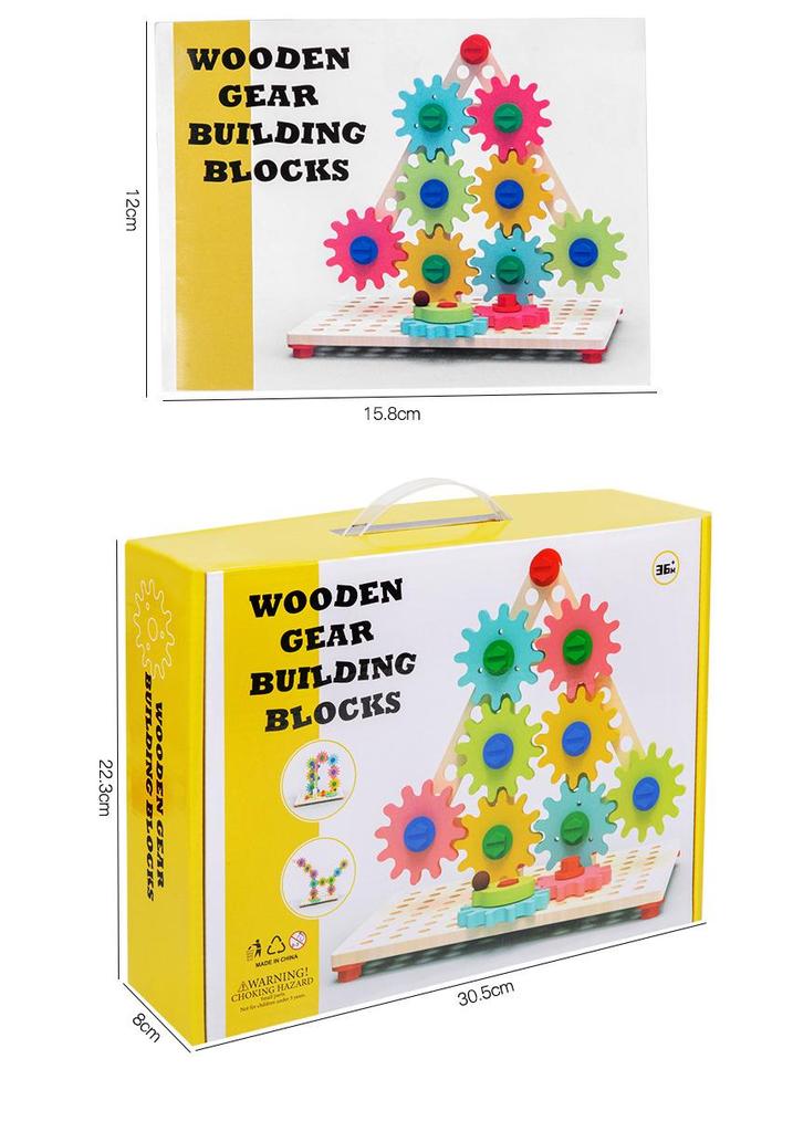 Early Learning Interlocking Gear Blocks for Hand-Eye Coordination and Color Recognition
