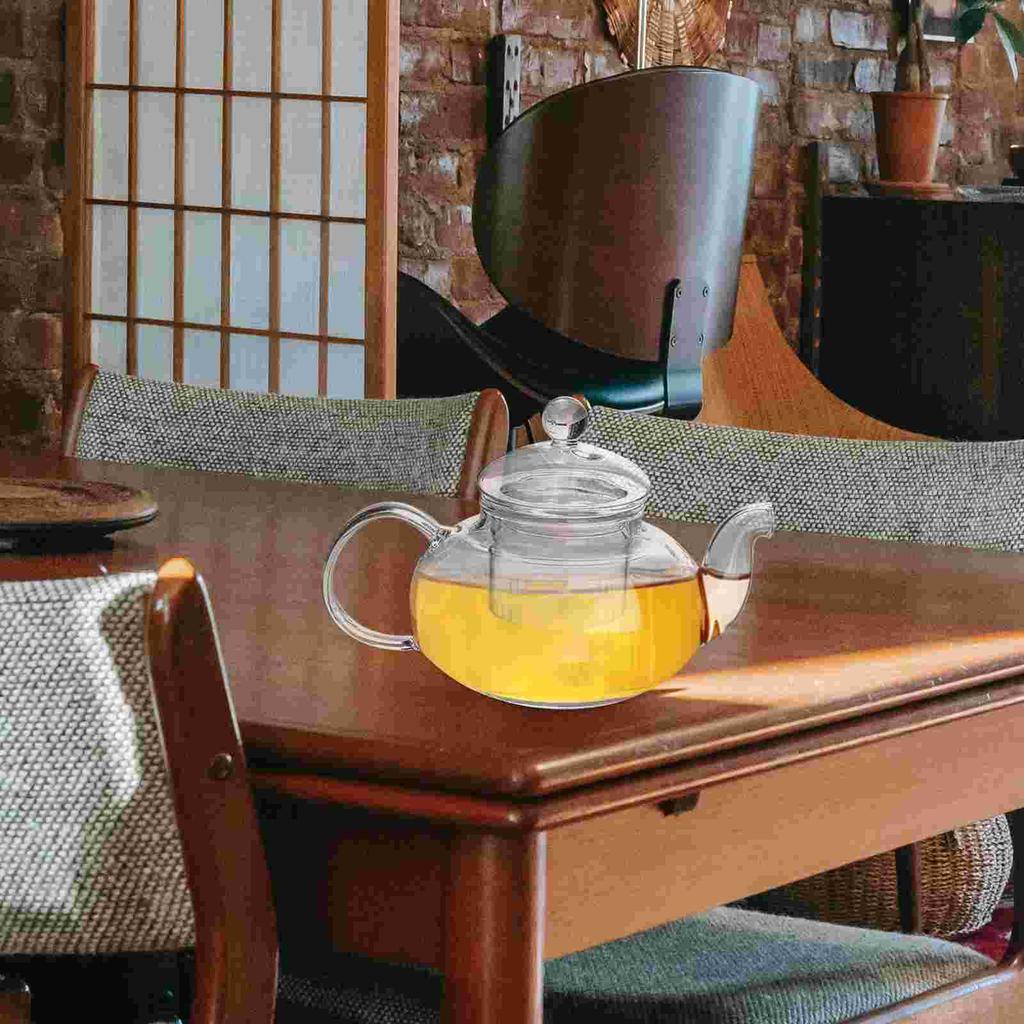 Teesieb Infuser Glasfilter Loser Sieb Siebe Teekanne Blattstecher Topf Deckel Klare Filter Zubehör Ersatz