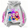 Fashion Women's Hoodie K-Pop Demon Hunters Print Kids Hoodie Pullover Girl Tops Spring And Autumn Leisure Sweatshirr Clothing