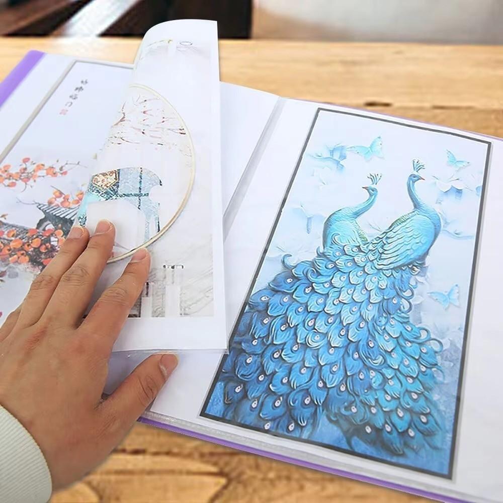 30 Pages 60 Pages A3 Diamond Painting Storage Book Diamond Painting Holder  Large Folder Stationer