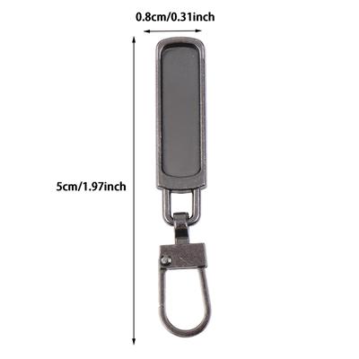 3Pcs Zipper Slider Puller Replacement Removable Zipper Head Luggage Schoolbag Coat Clothes Shoes Boots Metal Zipper Pendant Pull