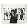 VIKAMA Modern MusicThemed Album Poster Tapestry Bedroom And Living Room Tapestry Party Home Decoration Decorative Fabric
