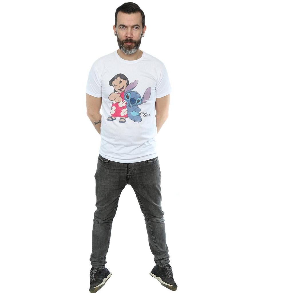 Lilo & Stitch Mens Classic Cotton T-Shirt