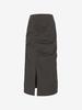 Beuienwaiseutyudio Unbalance Tuck Skirt_Yb5Sr10