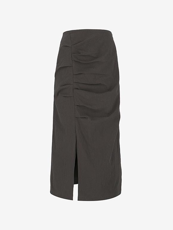 Beuienwaiseutyudio Unbalance Tuck Skirt_Yb5Sr10