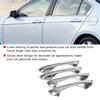 8Pcs Silver Chrome Car Exterior Accessories Side Door Handle Cover Trim Replacement for Honda Accord 2008 2009 2010 2011