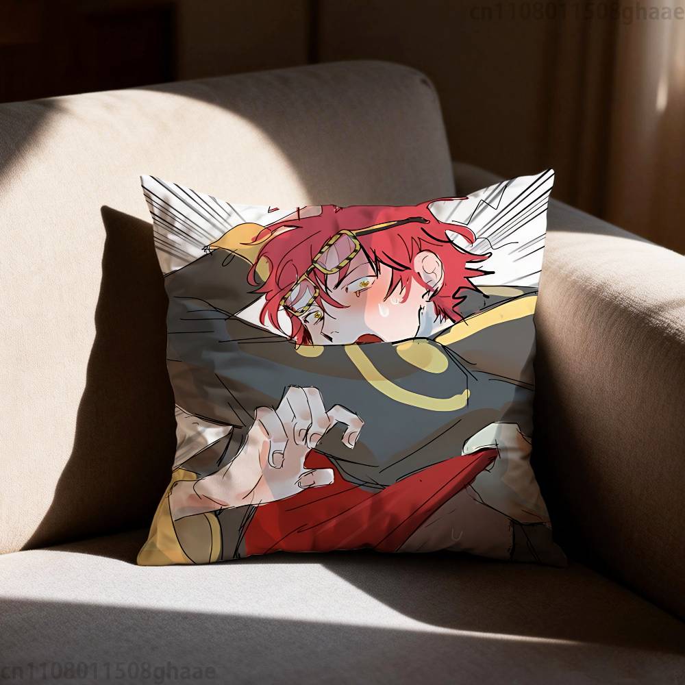 Game Mystic Messenger Pillow Case Sofa Living Room Bedroom Headboard Backrest Cushion Square Cushion Nap Time