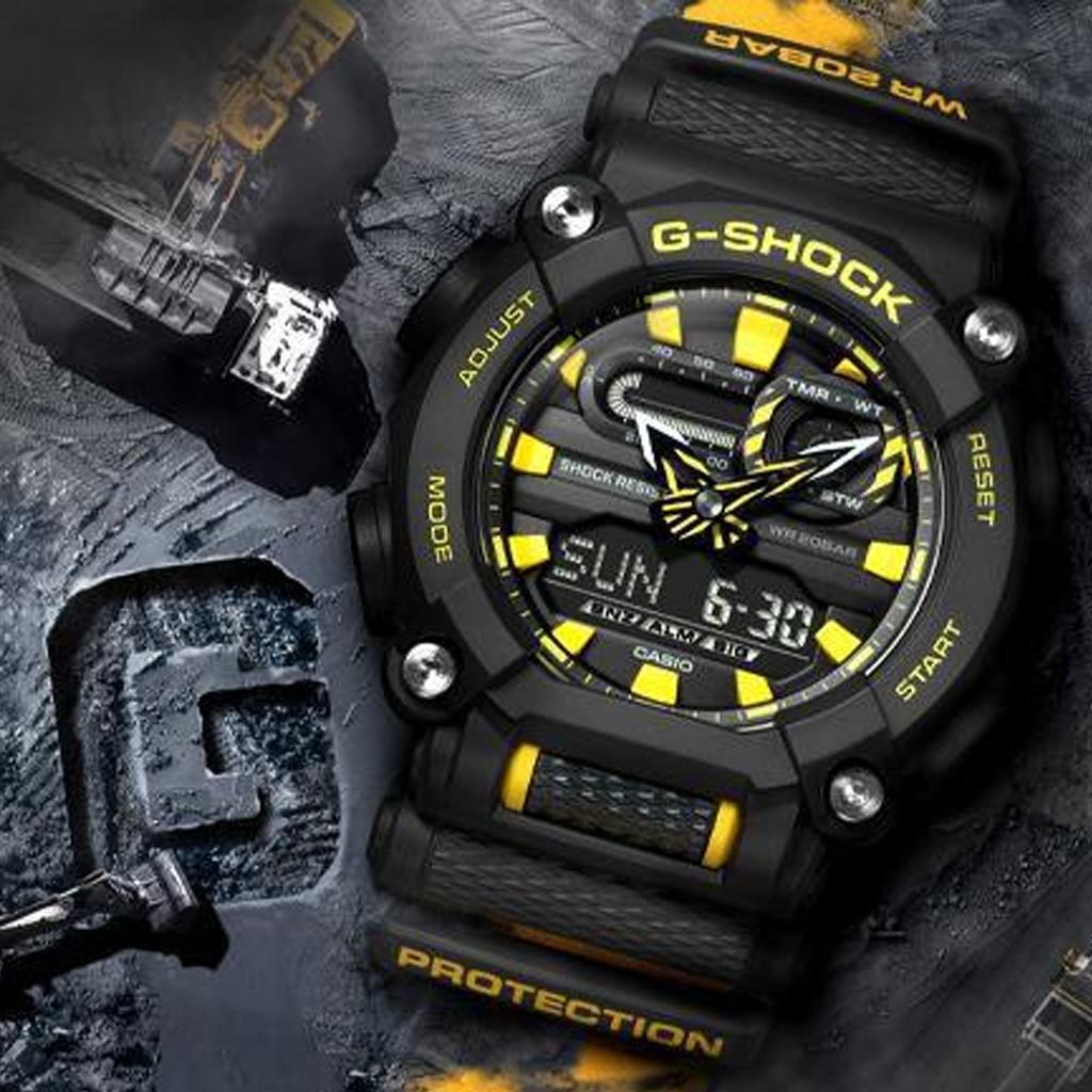 Casio G-Shock Industrial Design Theme Street Fashion Quartz Watch Men watches Black GA-900A-1A9