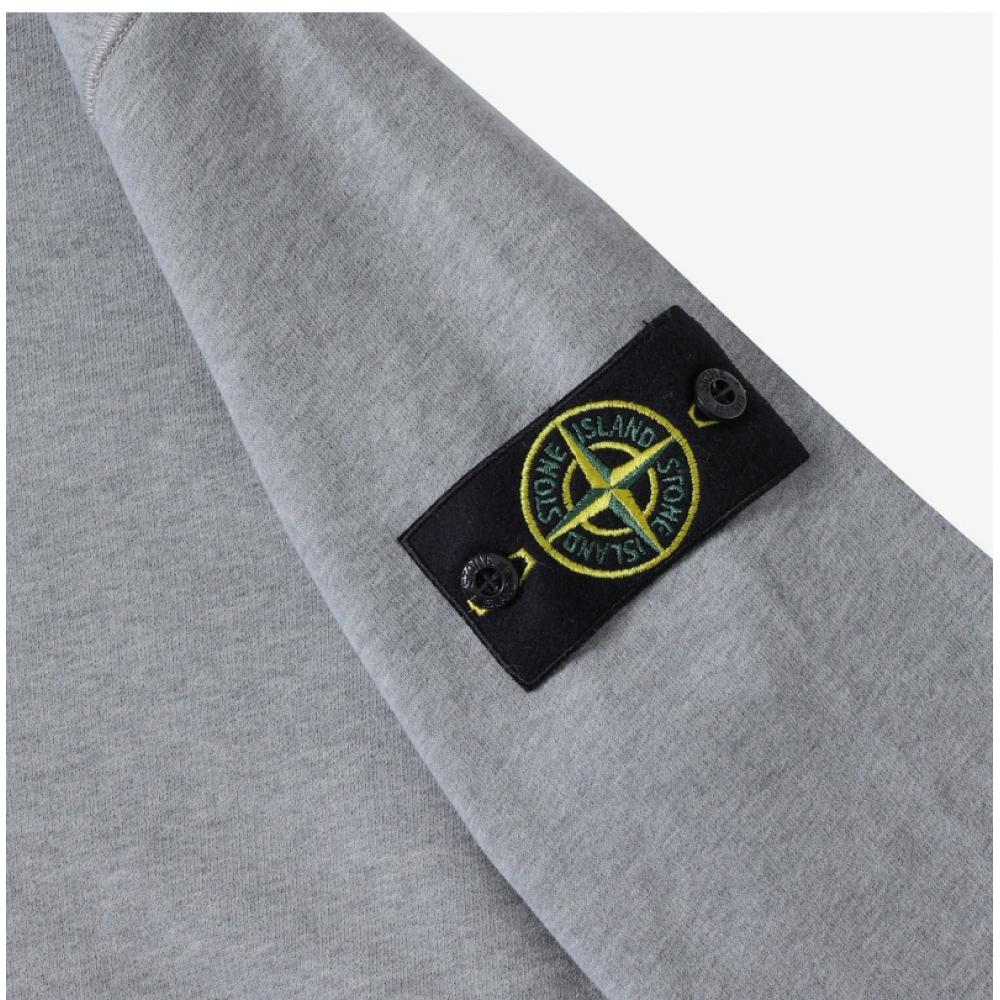 Stone Island 64120 V0m64 771564120 Waffen Logo Patch Herren Hoodie