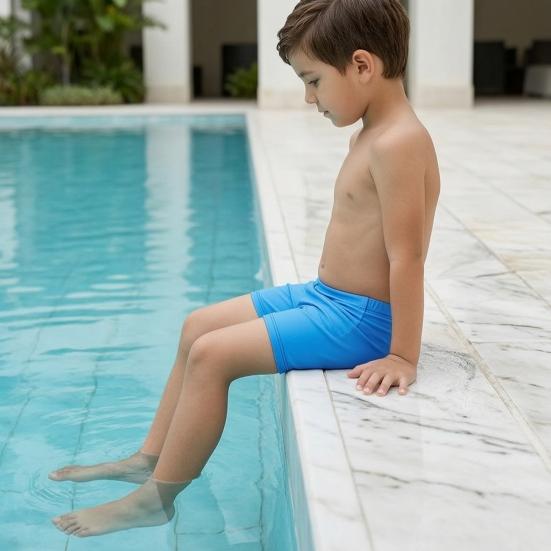 Costume da Bagno per Bambini Vita Regolabile Resistente alle Macchie Morbido Traspirante Tessuto ad Asciugatura Rapida Vestibilità Comoda Pantaloncini da Bagno