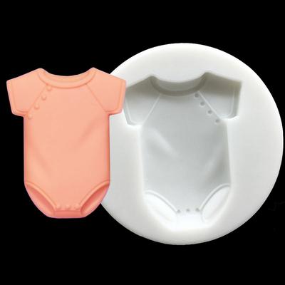 Babykleidung Silikonform Sugarcraft Fondant Kuchen Dekoration Werkzeuge Cupcake Schokolade Backform