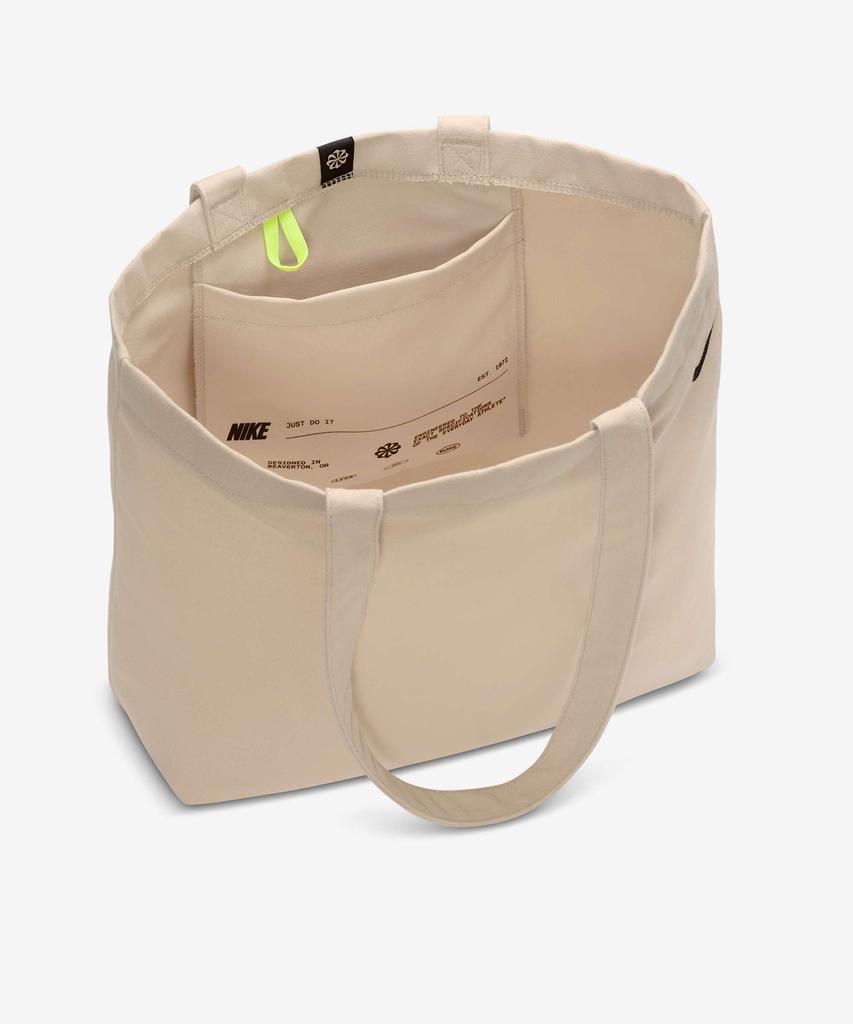 Nike Heritage 2.0 Tote Bag (22L) - Oatmeal:Volt:Black / Fz1320-120